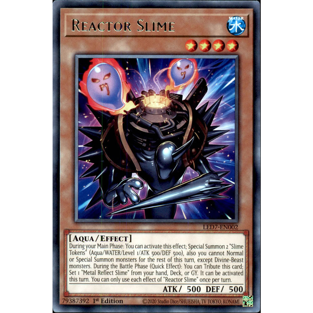 Reactor Slime LED7-EN002 Yu-Gi-Oh! Card from the Legendary Duelists: Rage of Ra Set