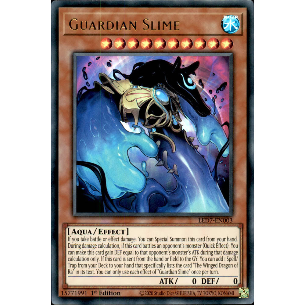 Guardian Slime LED7-EN003 Yu-Gi-Oh! Card from the Legendary Duelists: Rage of Ra Set