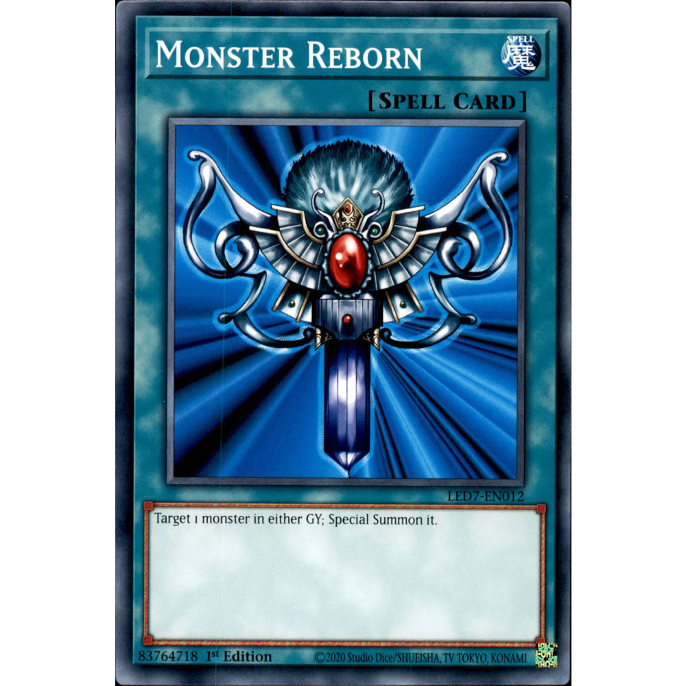 Monster Reborn LED7-EN012 Yu-Gi-Oh! Card from the Legendary Duelists: Rage of Ra Set