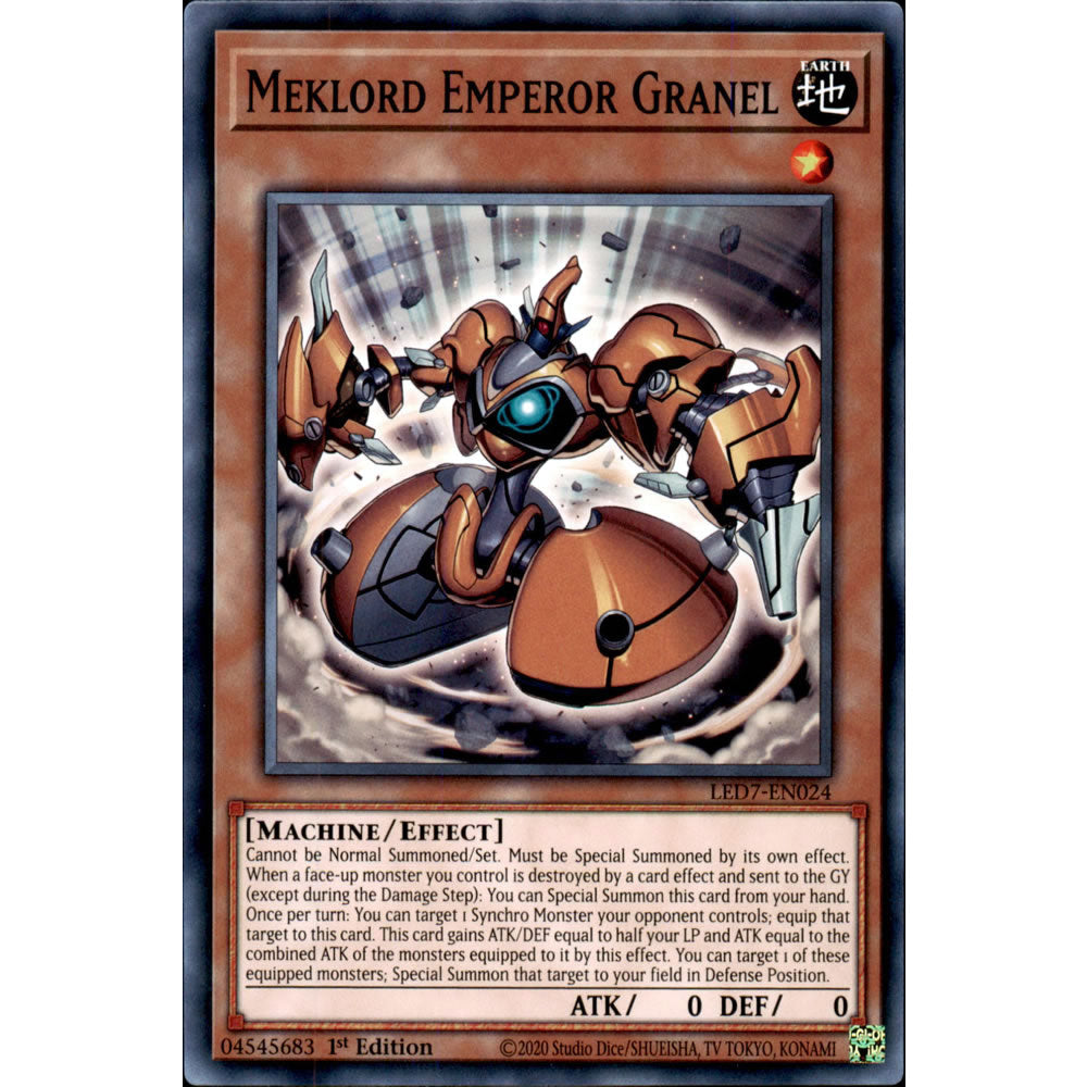 Meklord Emperor Granel LED7-EN024 Yu-Gi-Oh! Card from the Legendary Duelists: Rage of Ra Set