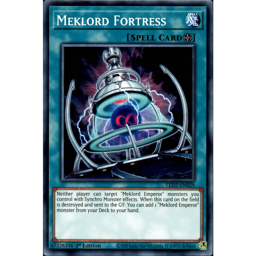 Meklord Fortress LED7-EN029 Yu-Gi-Oh! Card from the Legendary Duelists: Rage of Ra Set