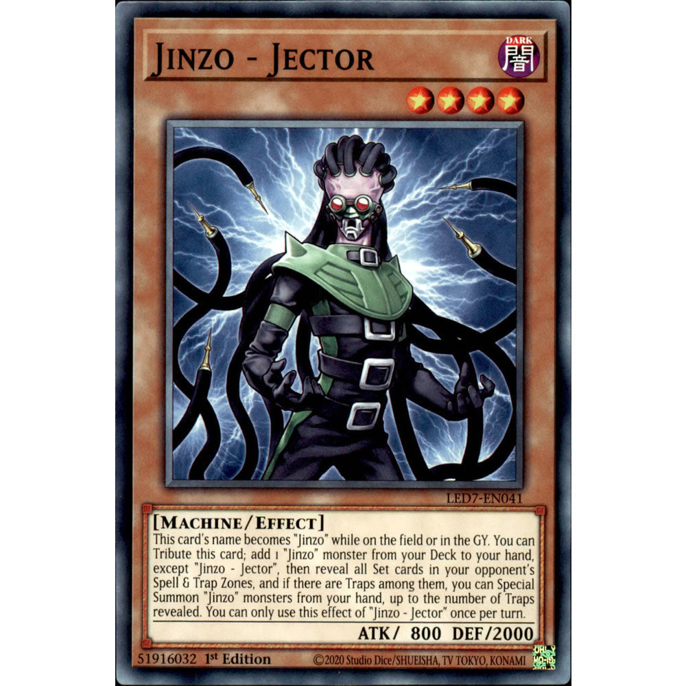 Jinzo - Jector LED7-EN041 Yu-Gi-Oh! Card from the Legendary Duelists: Rage of Ra Set