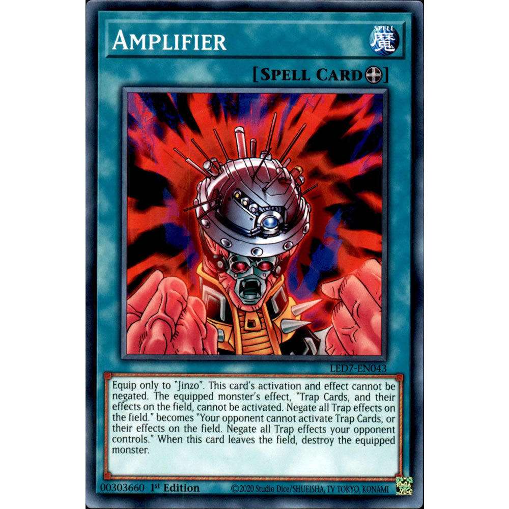 Amplifier LED7-EN043 Yu-Gi-Oh! Card from the Legendary Duelists: Rage of Ra Set