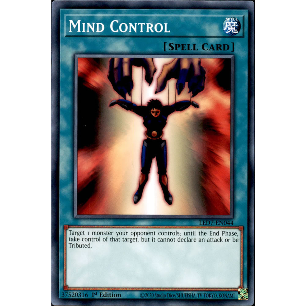 Mind Control LED7-EN044 Yu-Gi-Oh! Card from the Legendary Duelists: Rage of Ra Set