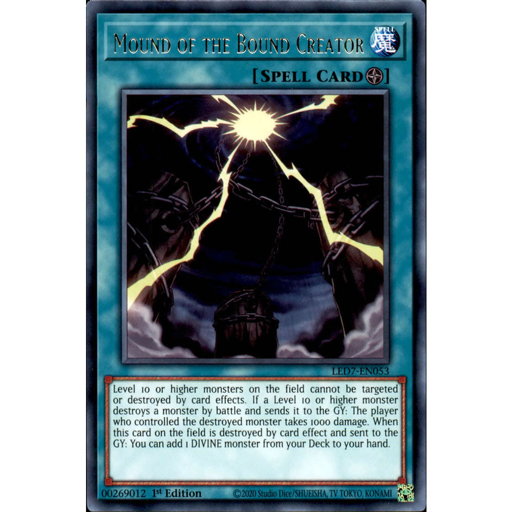 Mound of the Bound Creator LED7-EN053 Yu-Gi-Oh! Card from the Legendary Duelists: Rage of Ra Set