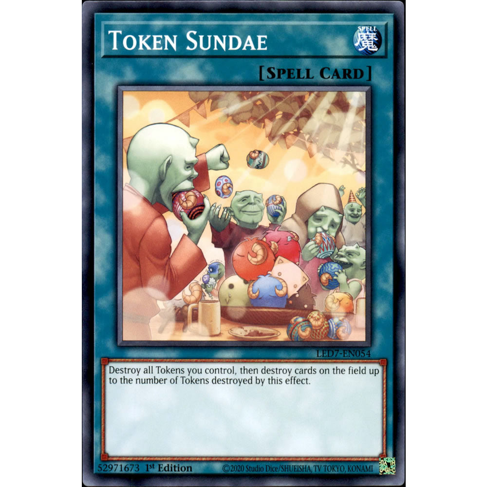 Token Sundae LED7-EN054 Yu-Gi-Oh! Card from the Legendary Duelists: Rage of Ra Set