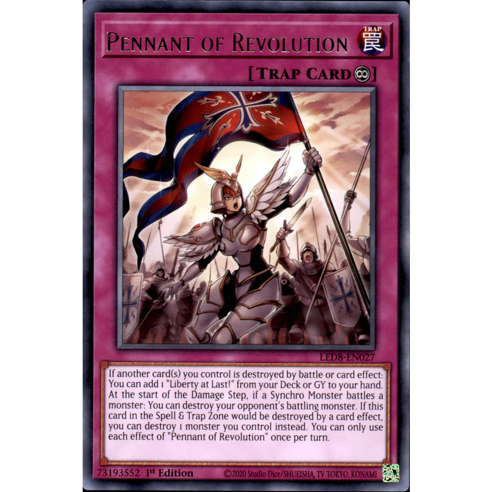 Pennant of Revolution LED8-EN027 Yu-Gi-Oh! Card from the Legendary Duelists: Synchro Storm Set