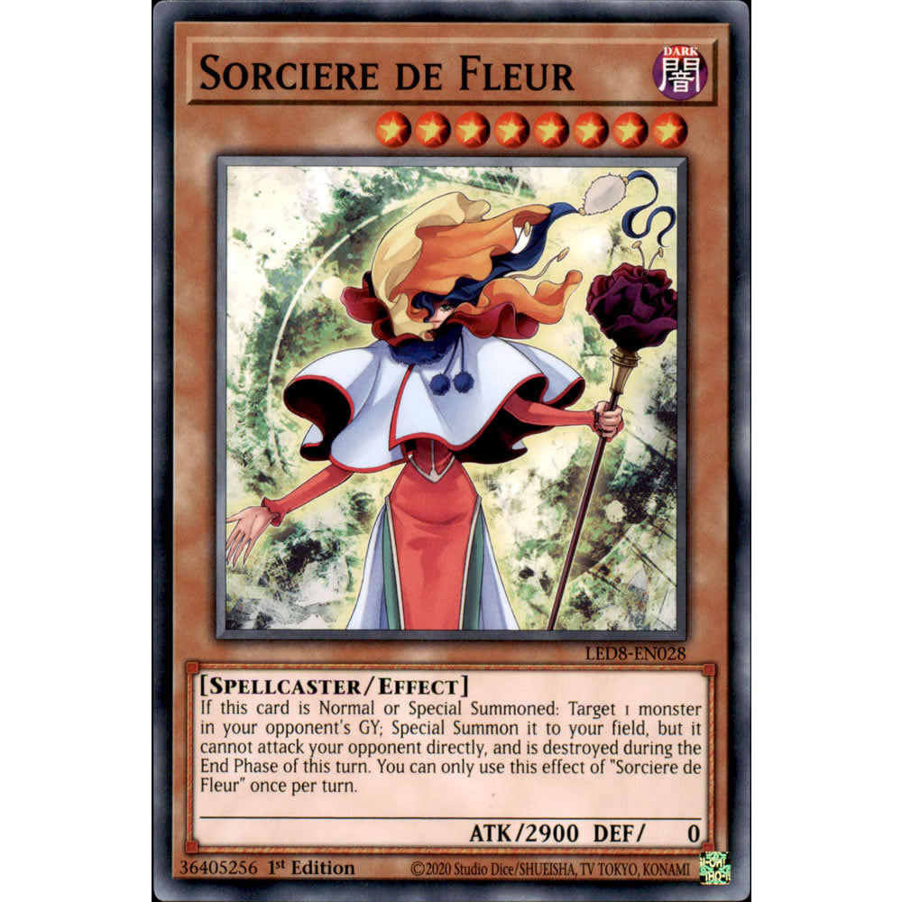 Sorciere de Fleur LED8-EN028 Yu-Gi-Oh! Card from the Legendary Duelists: Synchro Storm Set