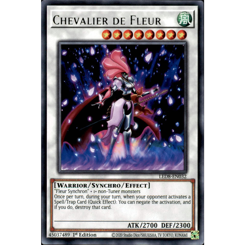 Chevalier de Fleur LED8-EN032 Yu-Gi-Oh! Card from the Legendary Duelists: Synchro Storm Set