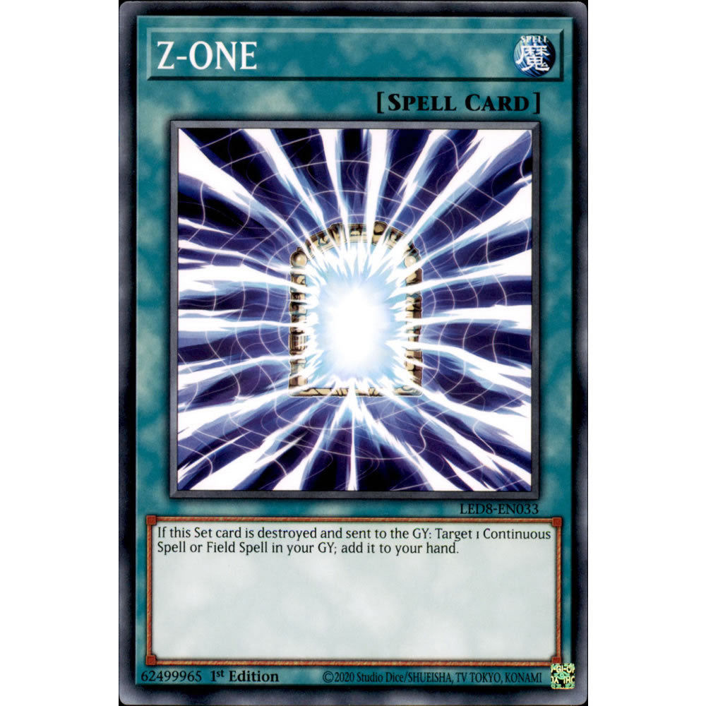 Z-ONE LED8-EN033 Yu-Gi-Oh! Card from the Legendary Duelists: Synchro Storm Set