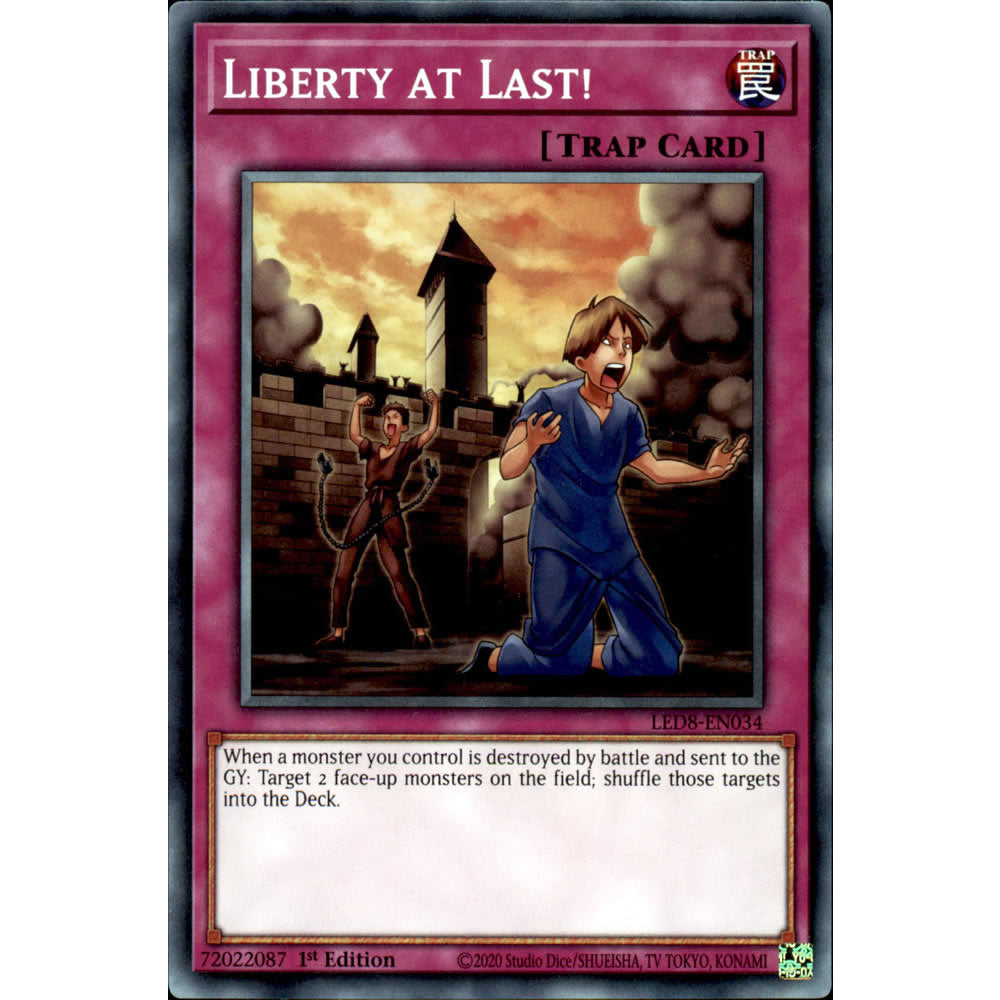 Liberty at Last! LED8-EN034 Yu-Gi-Oh! Card from the Legendary Duelists: Synchro Storm Set