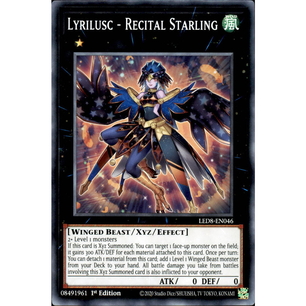 Lyrilusc - Recital Starling LED8-EN046 Yu-Gi-Oh! Card from the Legendary Duelists: Synchro Storm Set