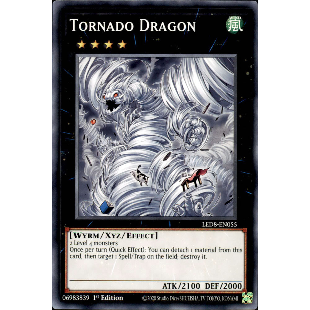 Tornado Dragon LED8-EN055 Yu-Gi-Oh! Card from the Legendary Duelists: Synchro Storm Set