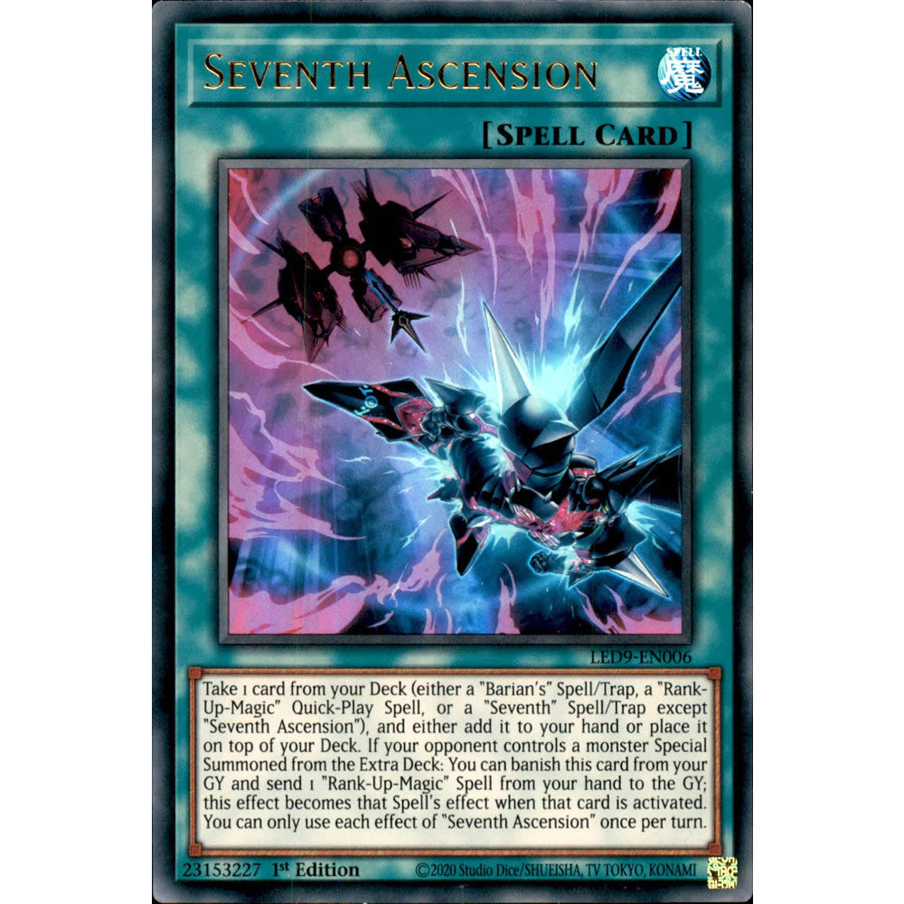 Seventh Ascension LED9-EN006 Yu-Gi-Oh! Card from the Legendary Duelists: Duels From the Deep Set