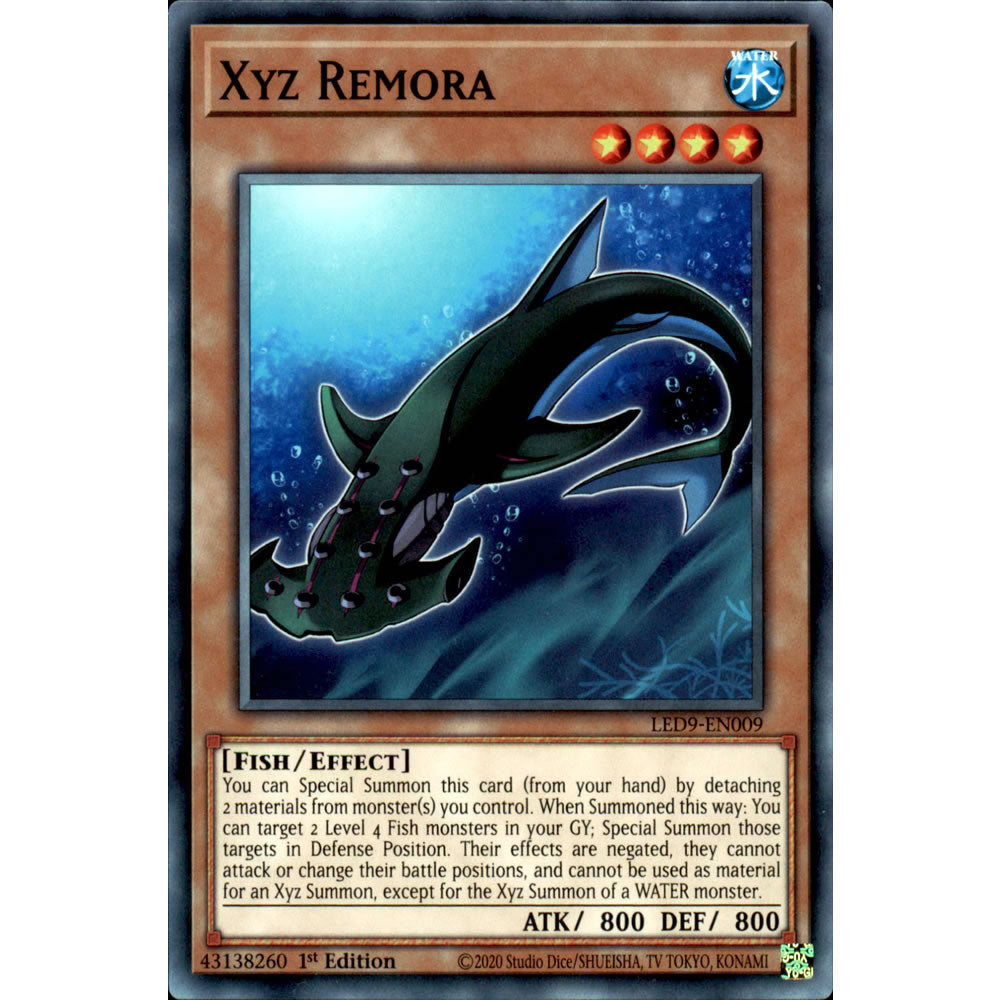 Xyz Remora LED9-EN009 Yu-Gi-Oh! Card from the Legendary Duelists: Duels From the Deep Set