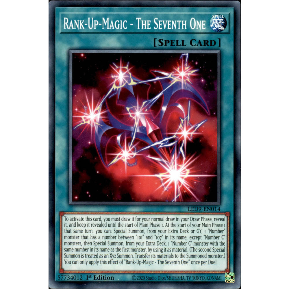 Rank-Up-Magic - The Seventh One LED9-EN014 Yu-Gi-Oh! Card from the Legendary Duelists: Duels From the Deep Set