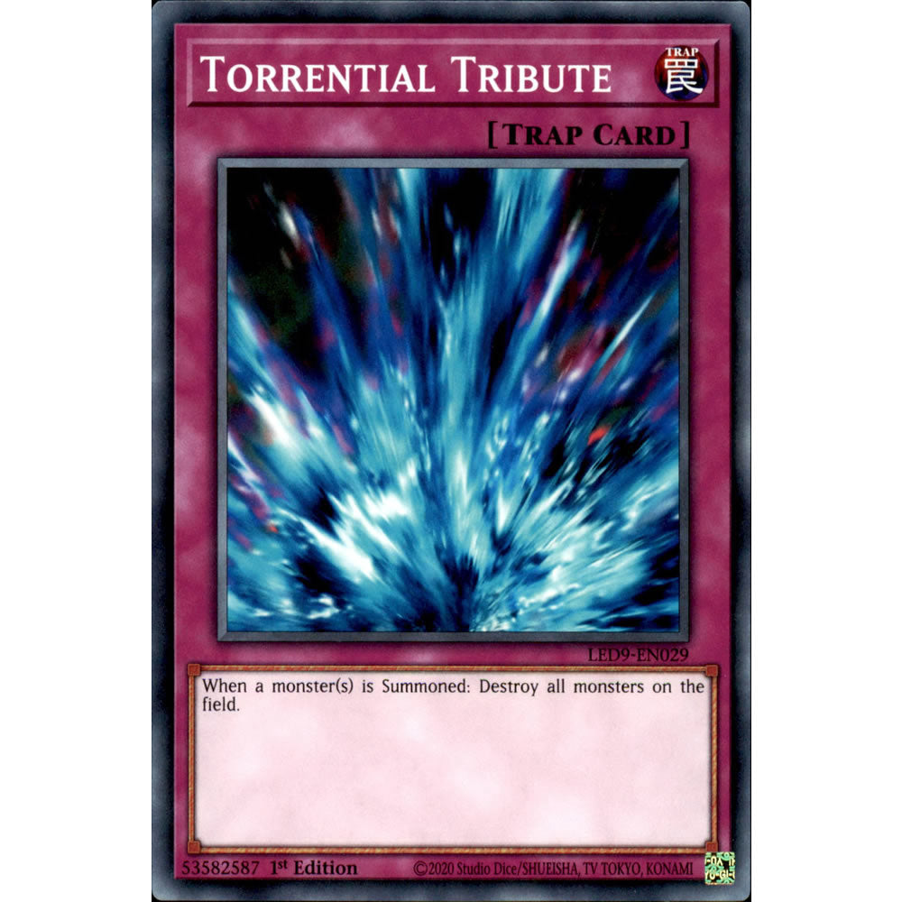 Torrential Tribute LED9-EN029 Yu-Gi-Oh! Card from the Legendary Duelists: Duels From the Deep Set