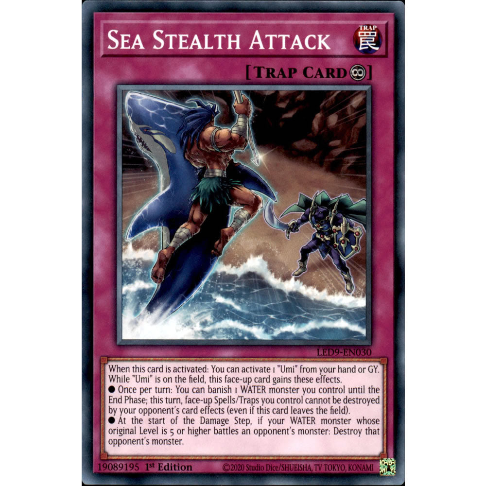 Sea Stealth Attack LED9-EN030 Yu-Gi-Oh! Card from the Legendary Duelists: Duels From the Deep Set