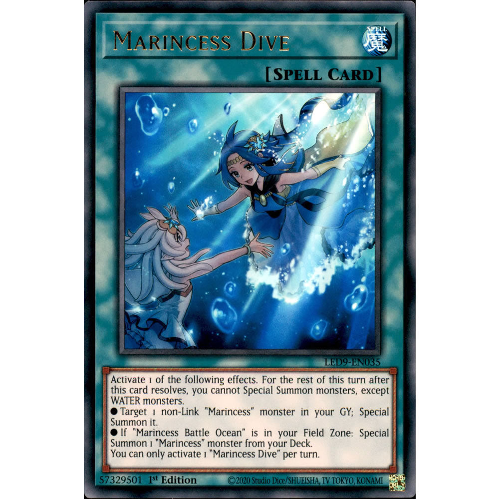 Marincess Dive LED9-EN035 Yu-Gi-Oh! Card from the Legendary Duelists: Duels From the Deep Set