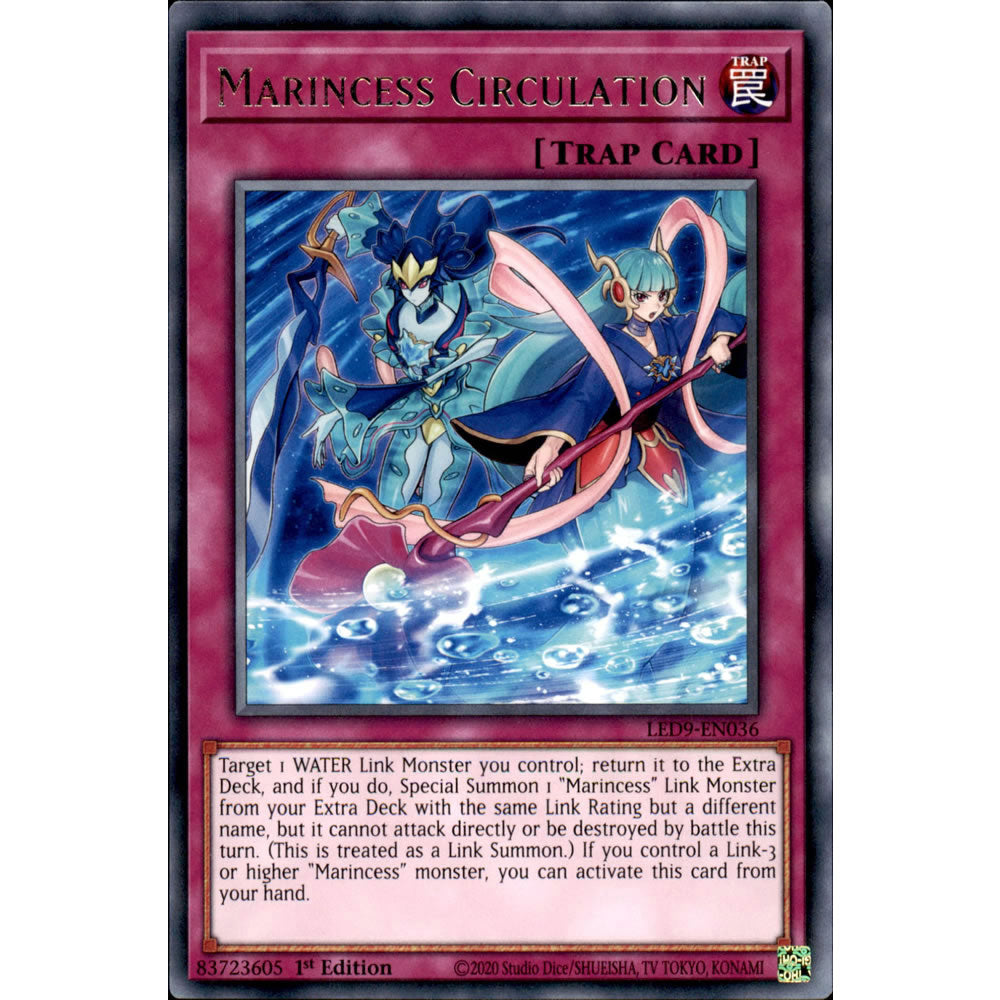 Marincess Circulation LED9-EN036 Yu-Gi-Oh! Card from the Legendary Duelists: Duels From the Deep Set