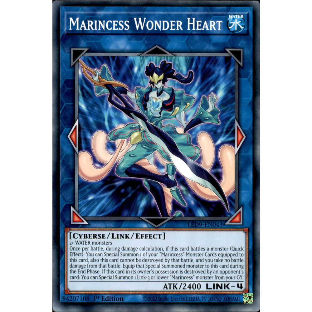 Marincess Wonder Heart LED9-EN043 Yu-Gi-Oh! Card from the Legendary Duelists: Duels From the Deep Set