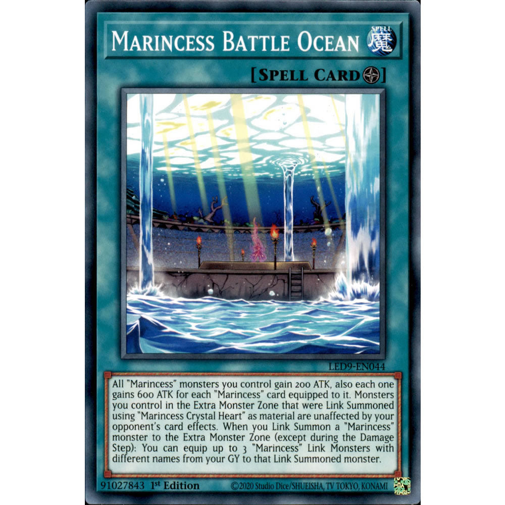 Marincess Battle Ocean LED9-EN044 Yu-Gi-Oh! Card from the Legendary Duelists: Duels From the Deep Set