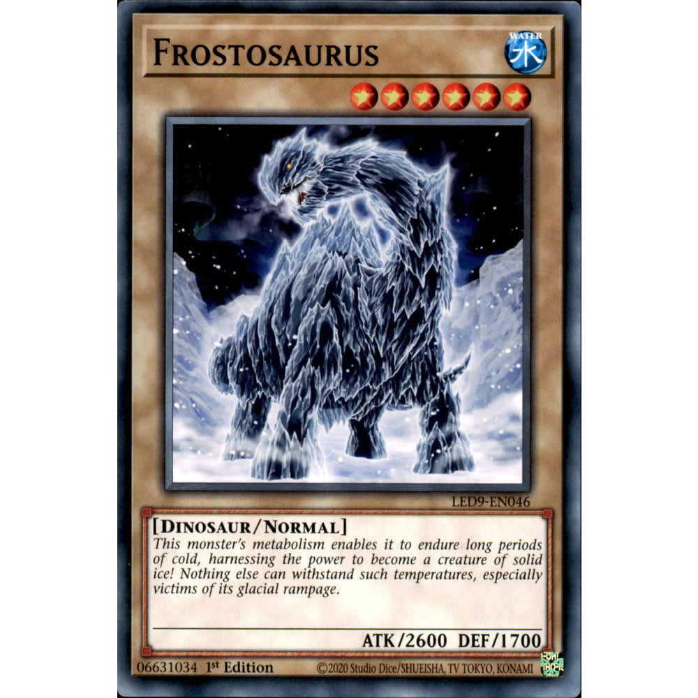 Frostosaurus LED9-EN046 Yu-Gi-Oh! Card from the Legendary Duelists: Duels From the Deep Set