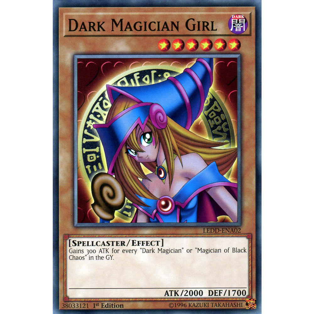 Dark Magician Girl LEDD-ENA02 Yu-Gi-Oh! Card from the Legendary Dragon Decks Set