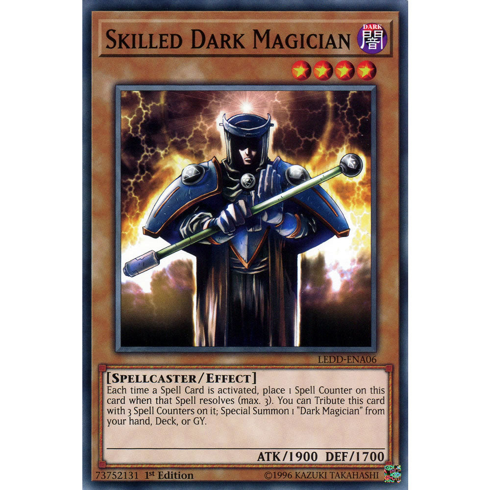 Skilled Dark Magician LEDD-ENA06 Yu-Gi-Oh! Card from the Legendary Dragon Decks Set