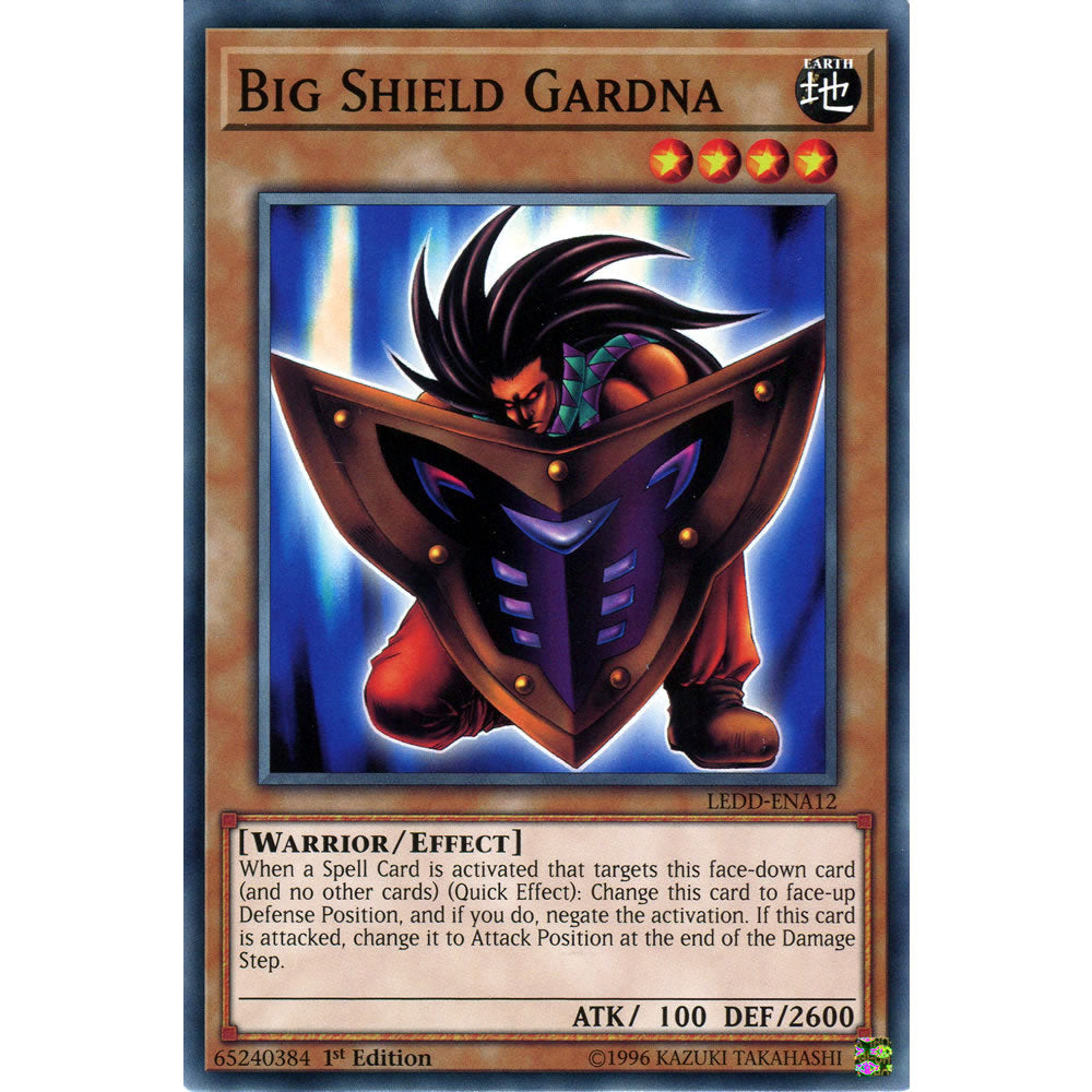 Big Shield Gardna LEDD-ENA12 Yu-Gi-Oh! Card from the Legendary Dragon Decks Set