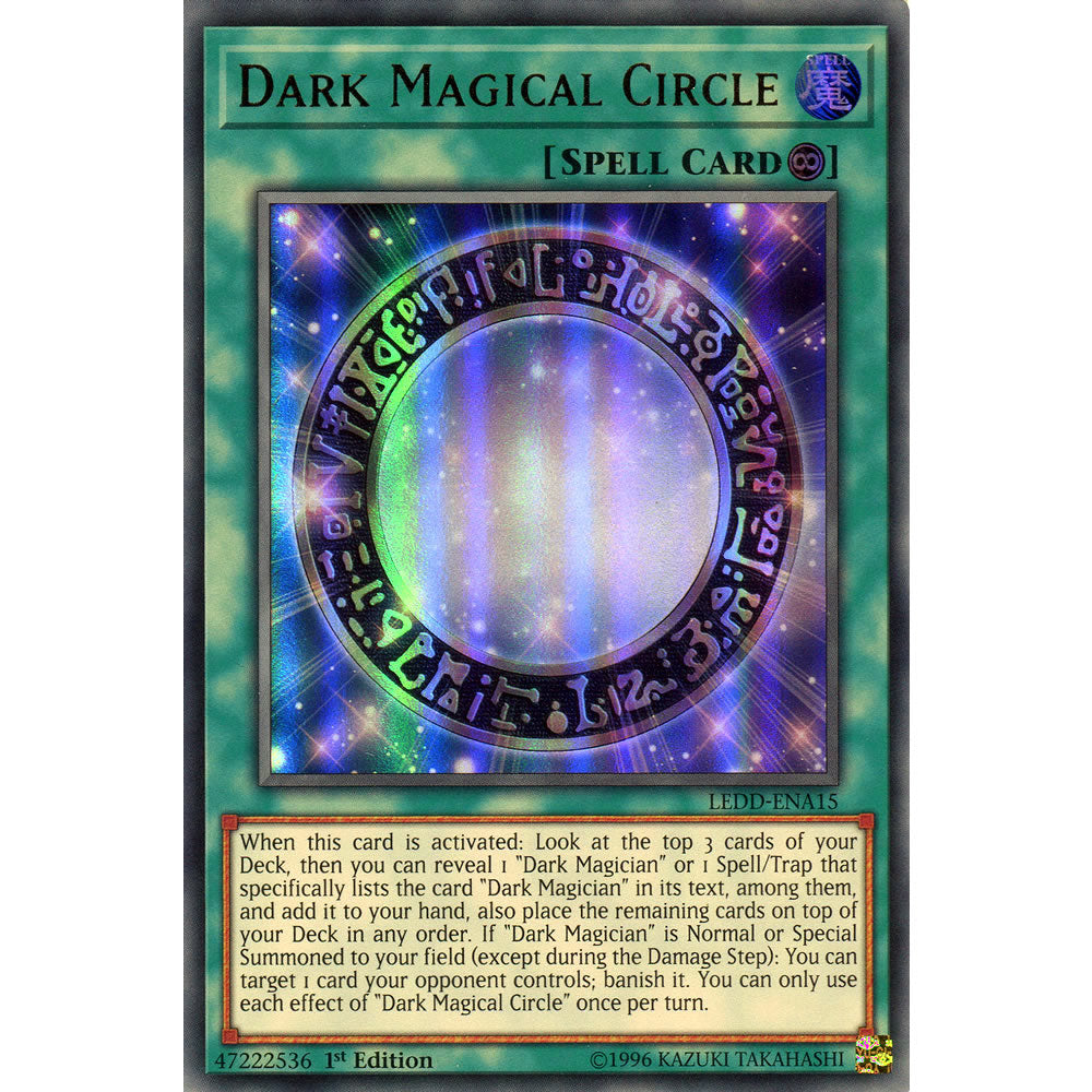 Dark Magical Circle LEDD-ENA15 Yu-Gi-Oh! Card from the Legendary Dragon Decks Set