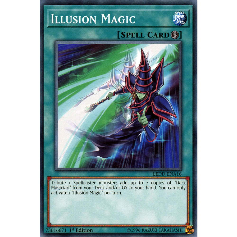 Illusion Magic LEDD-ENA16 Yu-Gi-Oh! Card from the Legendary Dragon Decks Set