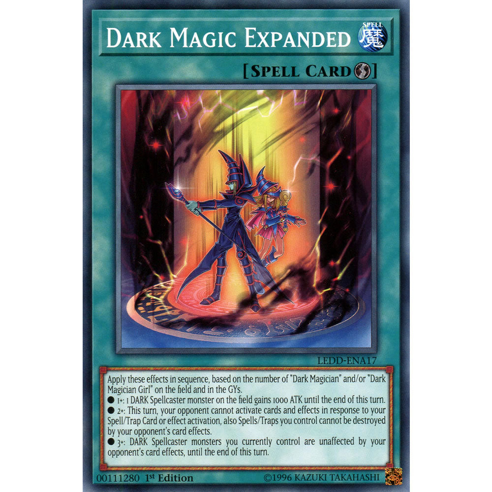 Dark Magic Expanded LEDD-ENA17 Yu-Gi-Oh! Card from the Legendary Dragon Decks Set