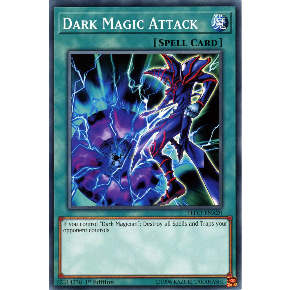 Dark Magic Attack LEDD-ENA20 Yu-Gi-Oh! Card from the Legendary Dragon Decks Set