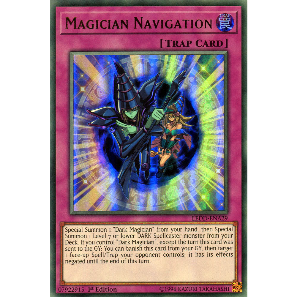 Magician Navigation LEDD-ENA29 Yu-Gi-Oh! Card from the Legendary Dragon Decks Set