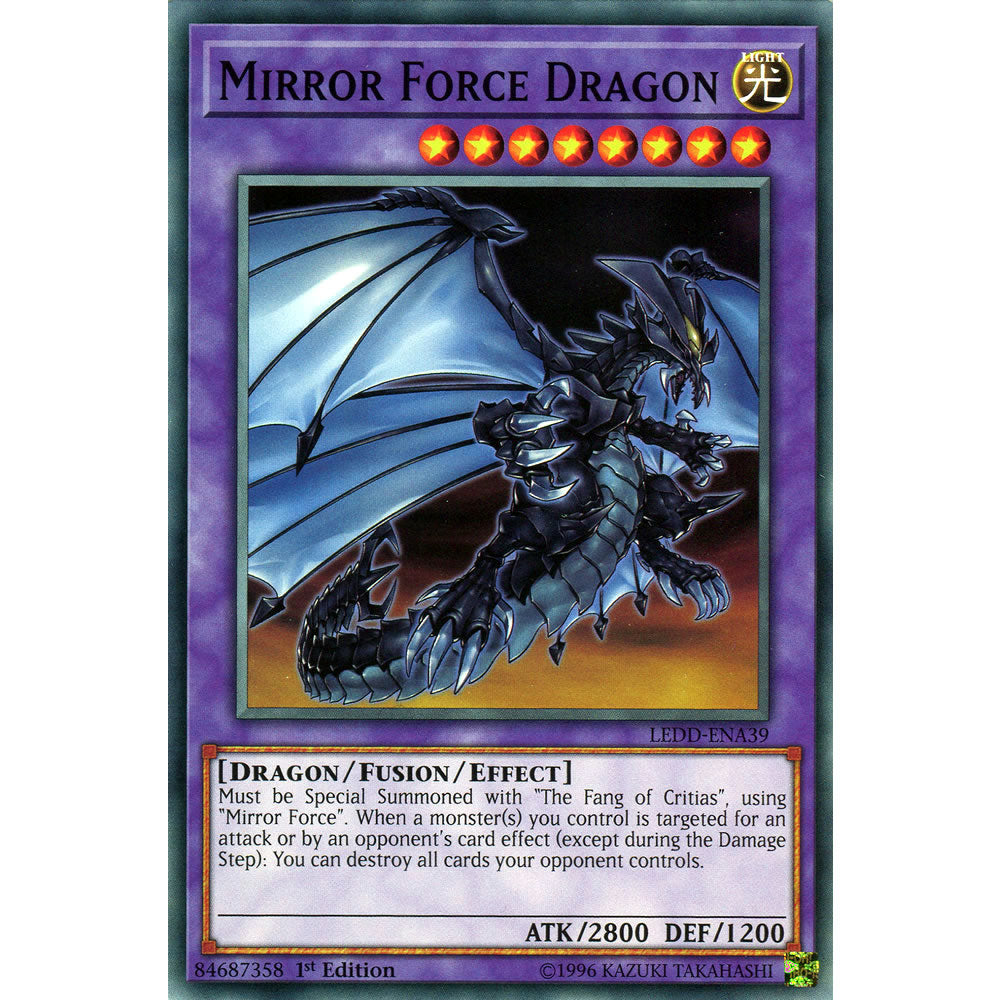 Mirror Force Dragon LEDD-ENA39 Yu-Gi-Oh! Card from the Legendary Dragon Decks Set