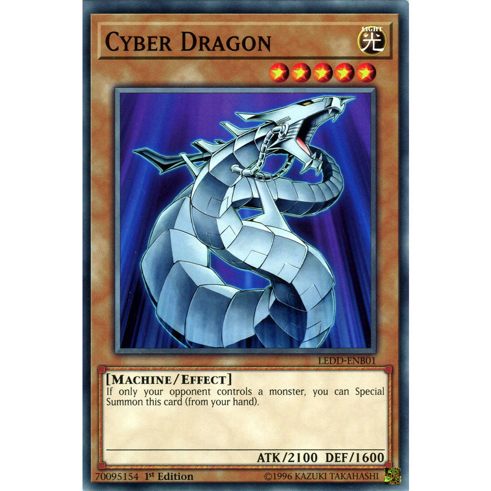 Cyber Dragon LEDD-ENB01 Yu-Gi-Oh! Card from the Legendary Dragon Decks Set