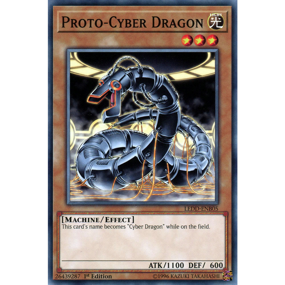 Proto-Cyber Dragon LEDD-ENB05 Yu-Gi-Oh! Card from the Legendary Dragon Decks Set
