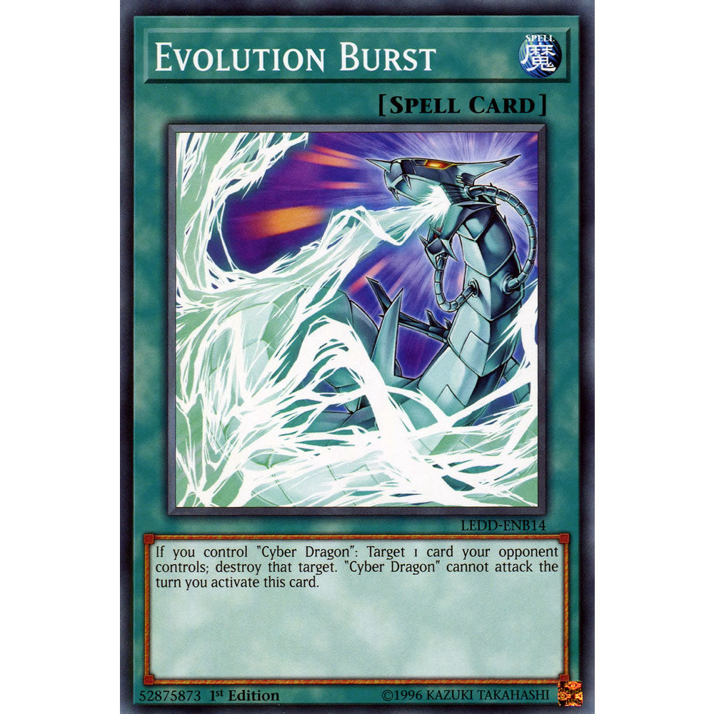 Evolution Burst LEDD-ENB14 Yu-Gi-Oh! Card from the Legendary Dragon Decks Set