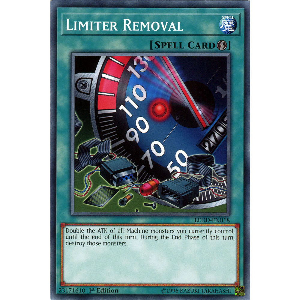 Limiter Removal LEDD-ENB18 Yu-Gi-Oh! Card from the Legendary Dragon Decks Set