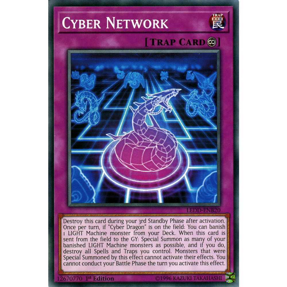 Cyber Network LEDD-ENB20 Yu-Gi-Oh! Card from the Legendary Dragon Decks Set