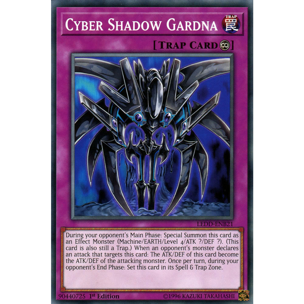 Cyber Shadow Gardna LEDD-ENB21 Yu-Gi-Oh! Card from the Legendary Dragon Decks Set