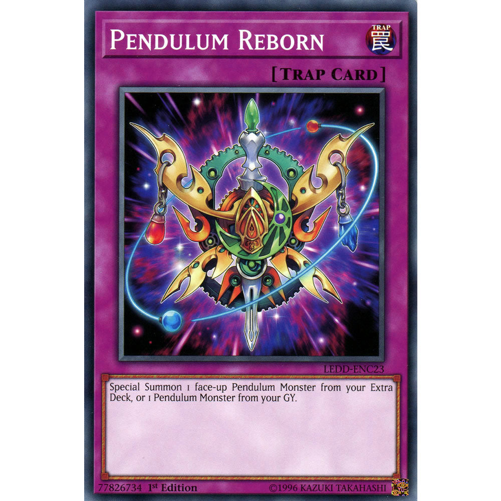 Pendulum Reborn LEDD-ENC23 Yu-Gi-Oh! Card from the Legendary Dragon Decks Set