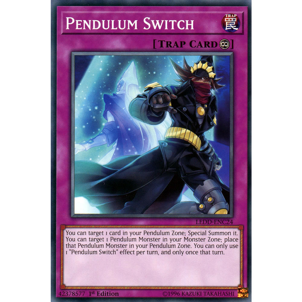 Pendulum Switch LEDD-ENC24 Yu-Gi-Oh! Card from the Legendary Dragon Decks Set