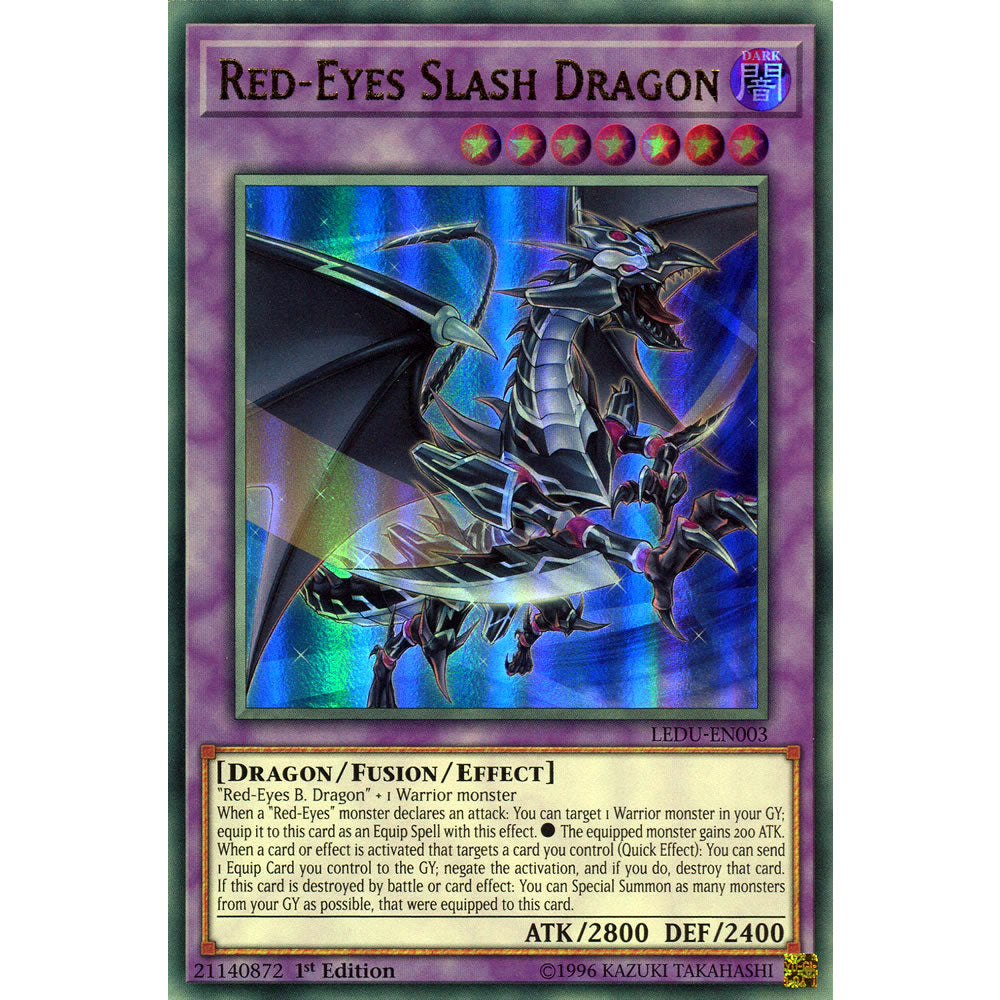 Red-Eyes Slash Dragon LEDU-EN003 Yu-Gi-Oh! Card from the Legendary Duelists Set
