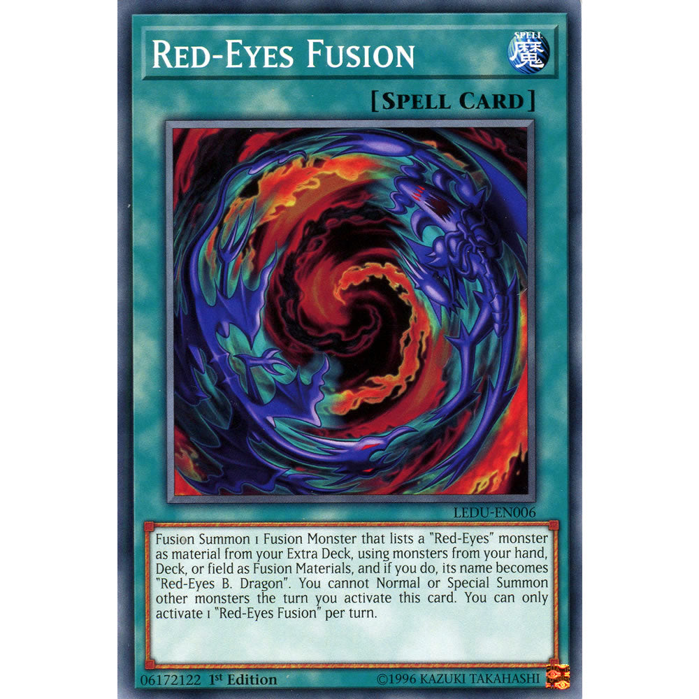 Red-Eyes Fusion LEDU-EN006 Yu-Gi-Oh! Card from the Legendary Duelists Set