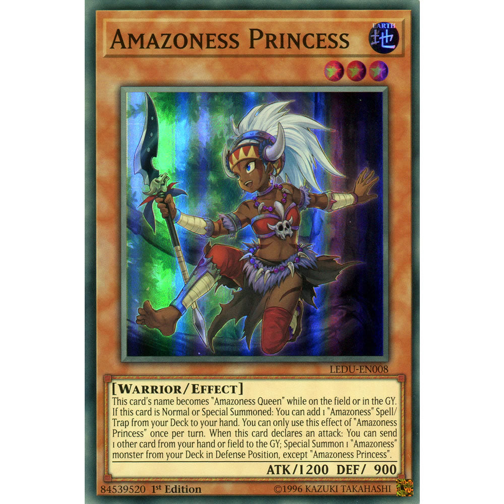 Amazoness Princess LEDU-EN008 Yu-Gi-Oh! Card from the Legendary Duelists Set