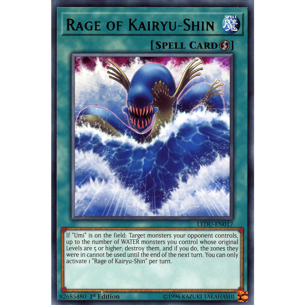 Rage of Kairyu-Shin LEDU-EN017 Yu-Gi-Oh! Card from the Legendary Duelists Set