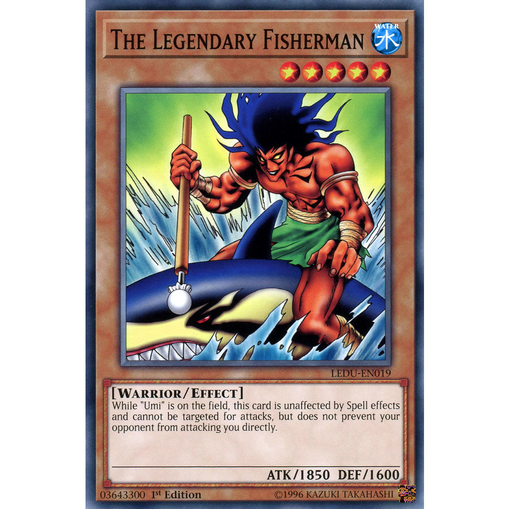 The Legendary Fisherman LEDU-EN019 Yu-Gi-Oh! Card from the Legendary Duelists Set
