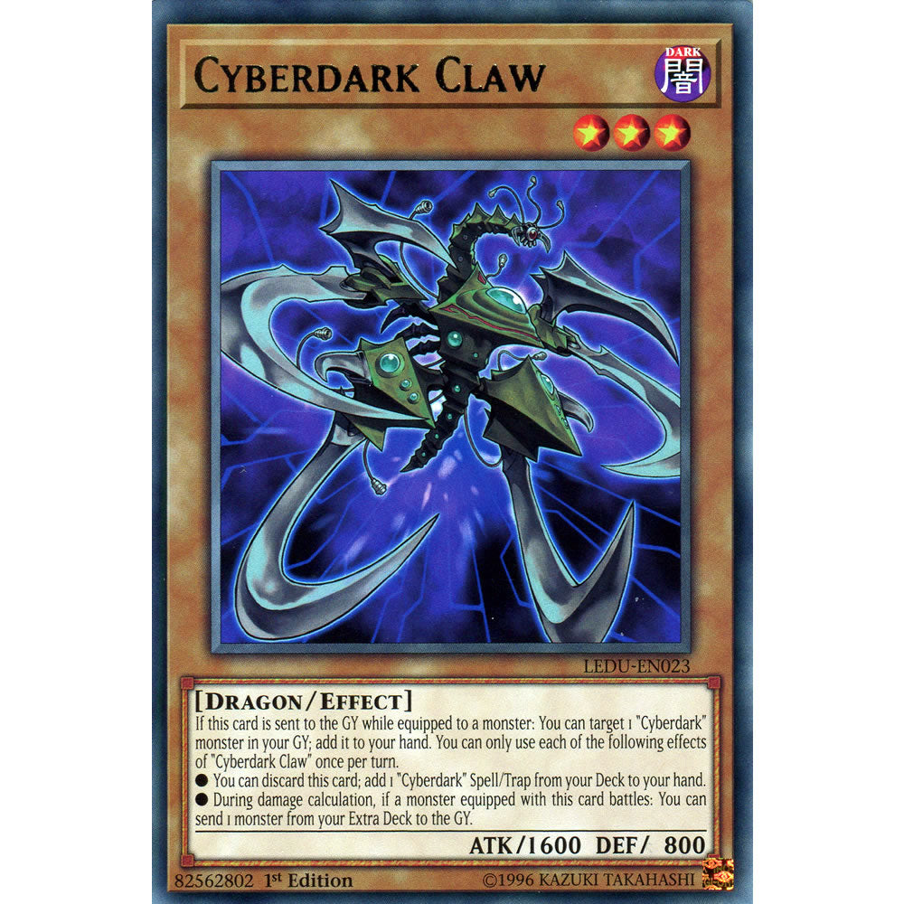 Cyberdark Claw LEDU-EN023 Yu-Gi-Oh! Card from the Legendary Duelists Set